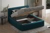 Polsterbett ROLF-OM 180x200 mit Bettkasten und Lattenrost. Farbe: VELUTTO 36 Bild 2