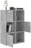vidaXL Lagerregal Betongrau 60 x 29,5 x 90 cm Spanplatte Bild 5