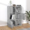 vidaXL Lagerregal Betongrau 60 x 29,5 x 90 cm Spanplatte Bild 3