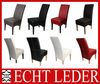 2er-Set Esszimmerstuhl Küchenstuhl Stuhl Latina, LEDER ~ braun, dunkle Beine Bild 4