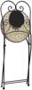 vidaXL Mosaik-Bistro-Set Terrakottarot und Weiß Eisen und Keramik 3216356 Bild 5