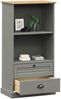 vidaXL Bücherregal VIGO Grau 60x35x114,5 cm Massivholz Kiefer 353186 Bild 3