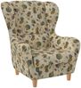 Supellex Sofia Ohrensessel mit Hocker | Design Provence Lavendel Bild 2