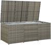 vidaXL Gartenbox Poly Rattan 180x90x70 cm Grau 46479 Bild 3