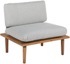 Lounge Set mit Tisch FRASCATI Zertifiziertes Akazienholz Hellgrau Bild 5