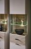 Vitrine >Ina< in Cashmere / Riva Eiche Dekor - 45x200x36cm (BxHxT) Bild 3