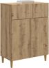 vidaXL Sideboard Artisan-Eiche 66 x 34,5 x 90 cm Holzwerkstoff 894644 Bild 2