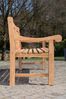TPFGarden Gartenbank Florence-XL, Teak-Holz Garten Bank Sitzbank massiv Teakbank edel Breite 120cm Bild 3