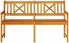 vidaXL Bank Outdoor Natur 150 x 56 x 90 cm Massivholz Akazie 4105525 Bild 4