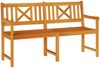 vidaXL Bank Outdoor Natur 150 x 56 x 90 cm Massivholz Akazie 4105525 Bild 2