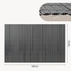 PVC Sichtschutzmatte Cefalu 120x400 cm 16mm Anthrazit [casa. pro] Bild 2
