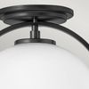 Elstead Somerset Deckenleuchte 1-flammig schwarz opal 28cm E27 Bild 2