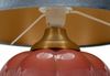Dmora Tischlampe Fibocchi, Schreibtischleuchte, Büroleuchte, Arbeitslampe, 33x33 h50 cm, Rot und Blau Bild 5