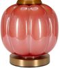 Dmora Tischlampe Fibocchi, Schreibtischleuchte, Büroleuchte, Arbeitslampe, 33x33 h50 cm, Rot und Blau Bild 4