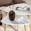 Couchtisch Twino Weiß/Sonoma 60 x 50 cm 2er Set Vicco Bild 4