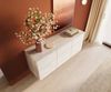Sideboard Cuor 150 cm Keramik Laminam® Travertino Bianco Creme-Weiß 3 Türen Schwebend Bild 4