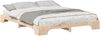 vidaXL Bettrahmen Braun 160 x 220 cm Massives Kiefernholz 872923 Bild 2