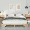 vidaXL Bettrahmen Braun 160 x 220 cm Massives Kiefernholz 872923 Bild 3