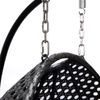 HOME DELUXE 'TWIN' Hängesessel für 2 Personen, Polyrattan, Schwarz, ohne Regenabdeckung Bild 5