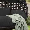 HOME DELUXE 'TWIN' Hängesessel für 2 Personen, Polyrattan, Schwarz, ohne Regenabdeckung Bild 2