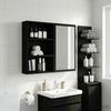 vidaXL Badezimmer-Wandschrank Schwarze Eiche 40 x 10 x 60,5 cm 889352 Bild 4
