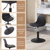 WOLTU 1er Set Verstellbarer Sitzhocker Stuhl Arbeitshocker Bürohocker Esszimmerstuhl Schminkhocker Homeoffice Kommerzieller Shop Mehrzweck PU Schwarz Sitz 39,5-50,5cm Hoch BH304sz-1 Bild 4