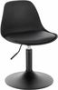 WOLTU 1er Set Verstellbarer Sitzhocker Stuhl Arbeitshocker Bürohocker Esszimmerstuhl Schminkhocker Homeoffice Kommerzieller Shop Mehrzweck PU Schwarz Sitz 39,5-50,5cm Hoch BH304sz-1 Bild 2
