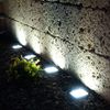 2x LED Solarleuchte, Wegeleuchte, Edelstahl, LxB 10x10 cm Bild 4