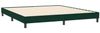 vidaXL Boxspringbett mit Matratze Dunkelgrün 180x220 cm Samt 3318504 Bild 5