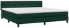 vidaXL Boxspringbett mit Matratze Dunkelgrün 180x220 cm Samt 3318504 Bild 4