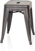 hjh OFFICE Arbeitsstuhl Arbeitshocker VANTAGGIO Metall Schwarz/Gold Bild 4