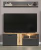 Furn. Design Wandregal Avila, Wandboard in matt grau mit Evoke Eiche, Breite 167 cm Bild 4