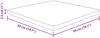 vidaXL Tischplatte Quadratisch Dunkelbraun 50x50x2,5cm Eiche Behandelt 343043 Bild 4