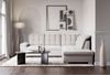 Selsey 'Jamaal' Ecksofa mit Schlaffunktion und Stauraum rechtsseitig, creme Bild 2