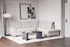 Selsey 'Jamaal' Ecksofa mit Schlaffunktion und Stauraum rechtsseitig, creme Bild 3