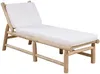Vente-unique - TULUM Leisure furniture for garden Holz, Platte Beige - B 60 cm x H 78 cm x L 153 cm Bild 2