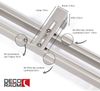 Deco-Raum® Gardinenschiene Innenlauf Loft | Größe: 420cm | Material: Aluminium | Farbe: Edelstahl-optik Bild 2