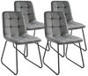 Jiexi Esszimmerstuhl esszimmerstühle 2er/4er/6er/8er set stühle esszimmer küchenstühle Bild 4