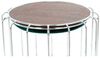 Beistelltisch / Pouf Comfortable 110 Dunkelgrün / Silber Bild 5