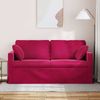 vidaXL Sofa Weinrot 158 x 78 x 80 cm Samt 42024427 Bild 3