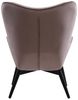 Sessel Metall und Polyester Rosa und Schwarz Bild 4