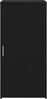 vidaXL Lagerschrank Schwarz 50 x 45 x 103,5 cm Holzwerkstoff 859043 Bild 4