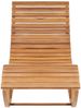 vidaXL Schaukelliege mit Auflage Massivholz Teak 3063343 Bild 3