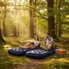 Avenli® aufblasbares 4 in 1 Luftbett Set / Campingmatratzen inklusive 2 Kissen 2 x 191 x 73 x 22 cm Bild 3