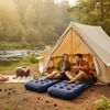 Avenli® aufblasbares 4 in 1 Luftbett Set / Campingmatratzen inklusive 2 Kissen 2 x 191 x 73 x 22 cm Bild 4