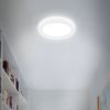 Briloner LED-Deckenleuchte 'SLIM', Kunststoff weiß, 19 x 2.8 cm, backlight Bild 3