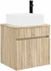 vidaXL Wandmontierte Waschbecken-Vanität Sonoma-Eiche 49 x 41 x 63 cm 890564 Bild 2