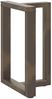 vidaXL Esstischbeine T-Form 2 Stk. Naturstahl 60x35x(72-73) cm Stahl 4013055 Bild 4