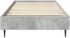 vidaXL Bettrahmen Betongrau 80 x 200 cm Holzwerkstoff 8009054 Bild 3