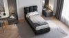 PANDA MÖBEL GmbH Polsterbett BLISS Luxus-Bett mit Lattenrost Wahl Bonell,Taschen und Kokosmatratze, Ein Luxusbett in jeder Größe 120x200cm 100x200 cm 90x200cm Bild 3